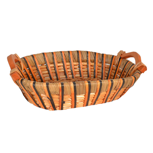 Oval Willow Baskets W/Handle